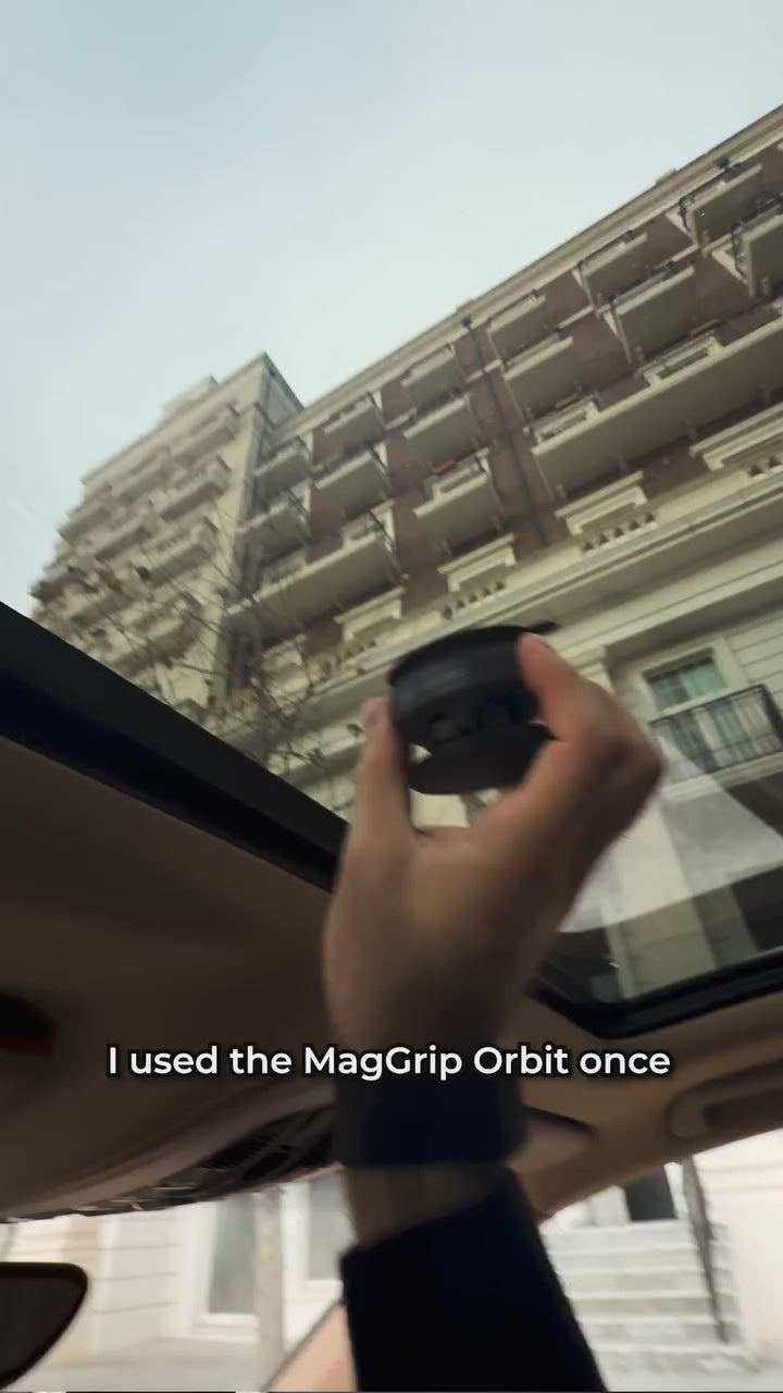 GripNova Magnetyczny uchwyt do telefonu obracany o 360° — mocna przyssawka, obrót o 360°