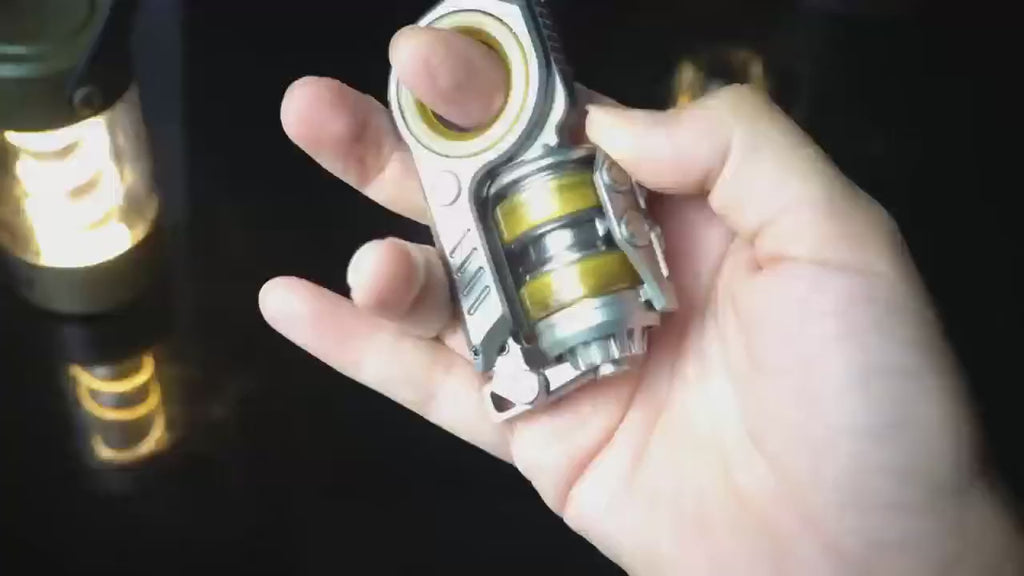 CalmSpin 不锈钢 EDC 解压玩具 — 顺滑触感指尖陀螺