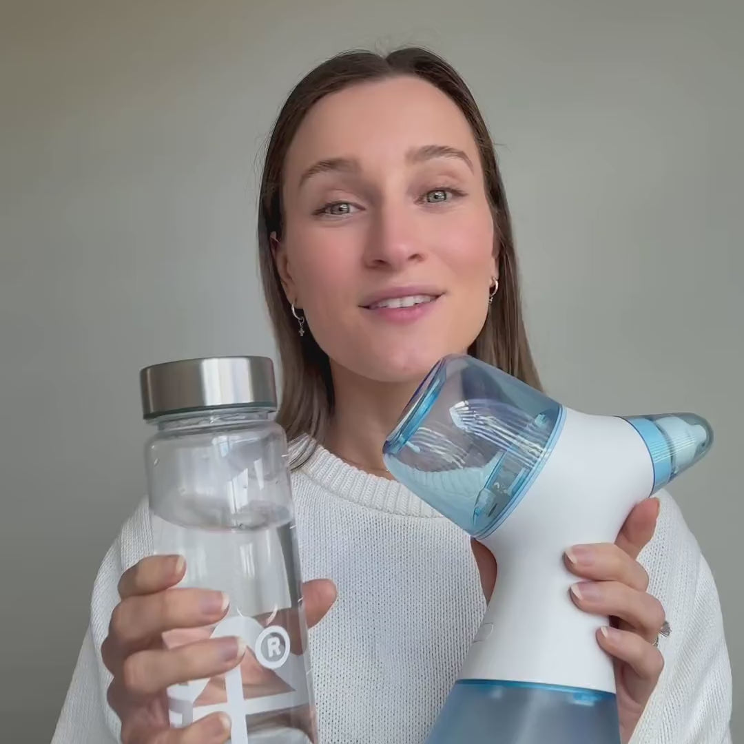ClearBreathe neusschoonmaker met twee fasen — Gecontroleerde spoeling en zacht afzuigsysteem