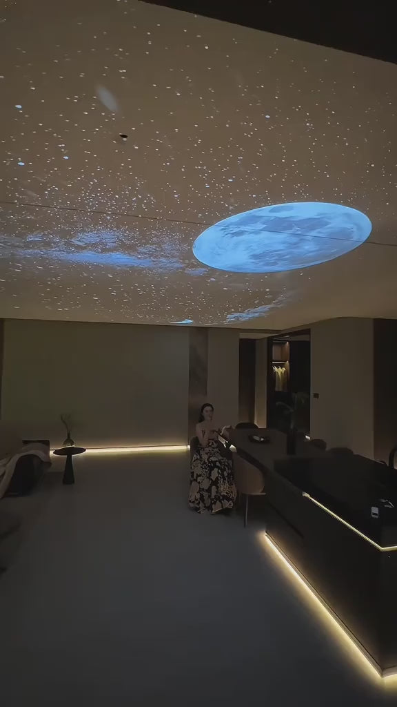 LumaNova LED-es hold- és galaxisvetítő lámpa — 12 filmkoronggal