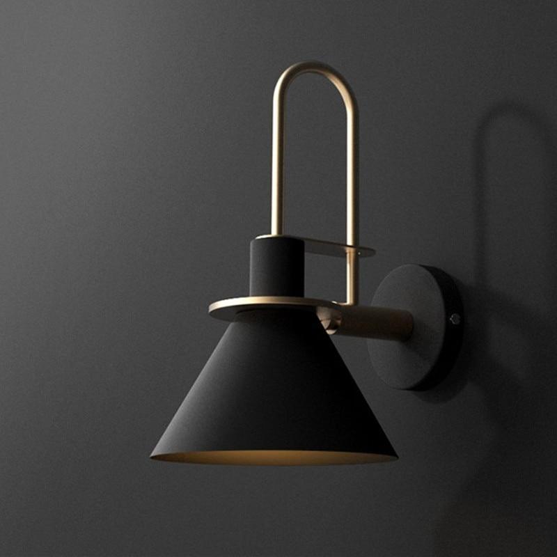 Apliques de pared modernos con diseño de cuerno para dormitorio | livraina
