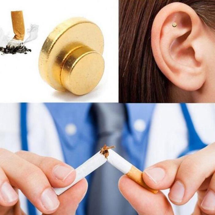 Adesivo Magnético Miracle Ear — Alívio Bioativo para Deixar de Fumar por Auriculoterapia