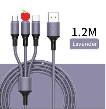 Moniliitäntäinen USB-kaapeli – 3-in-1-latausratkaisu | livraina