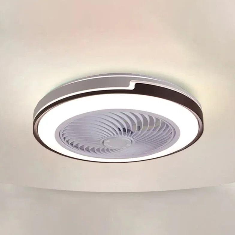 Concealed Contemporary Ceiling Fans with LED Lights | livraina