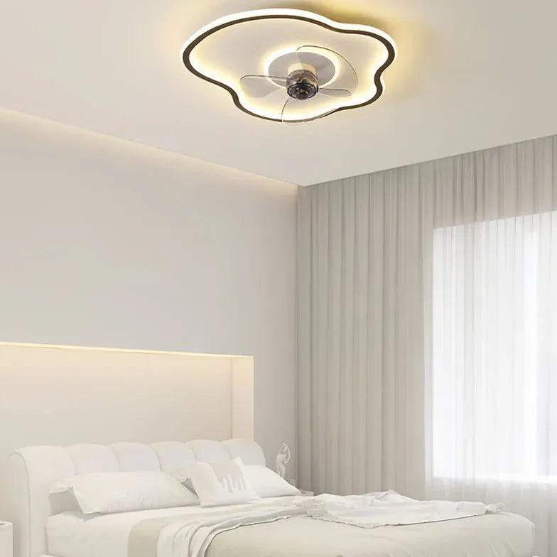 Ventiladores de techo para dormitorio con luces LED | livraina