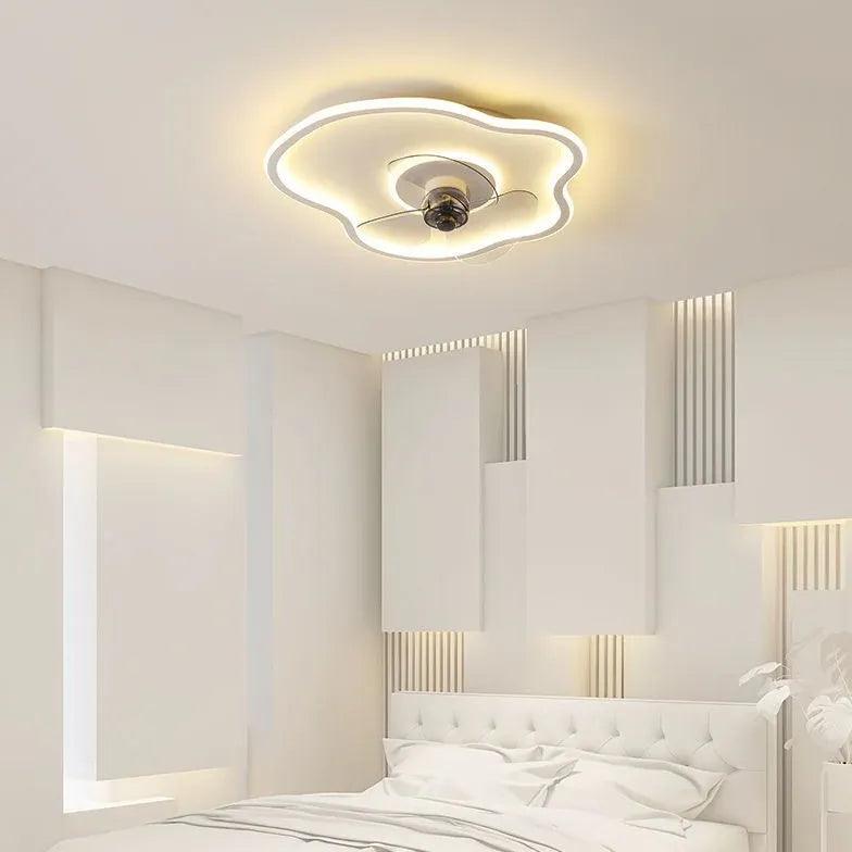 Ventiladores de techo para dormitorio con luces LED | livraina