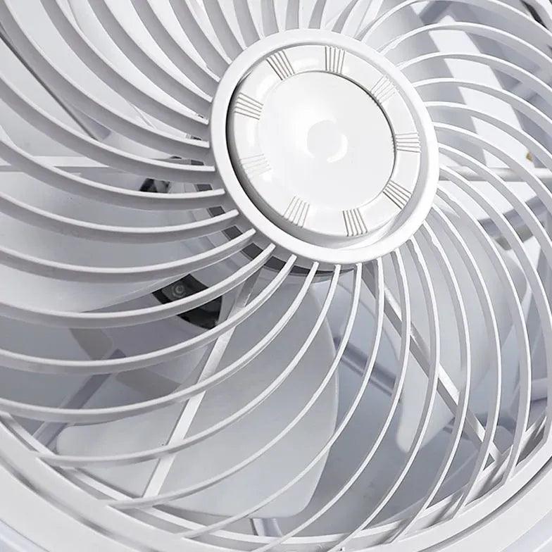 Kruhové moderní stropní ventilátory s LED světly | livraina