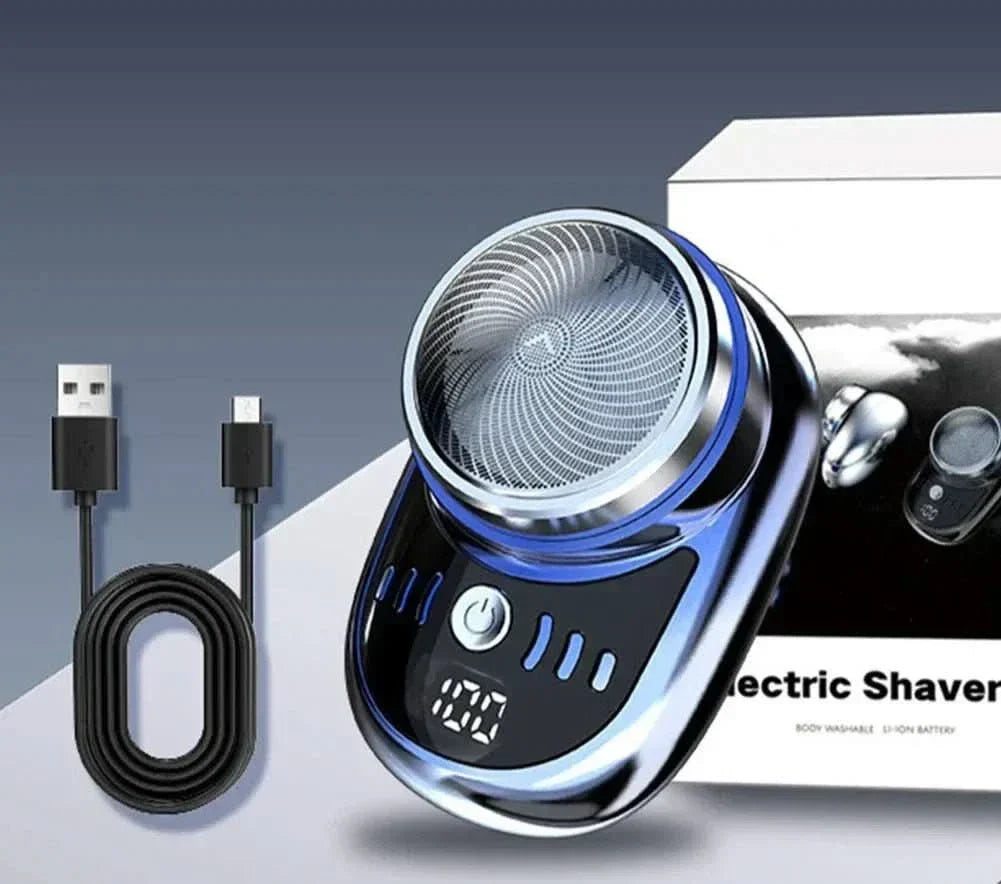 AeroShave Mini Razor — Máquina de barbear compacta recarregável por USB
