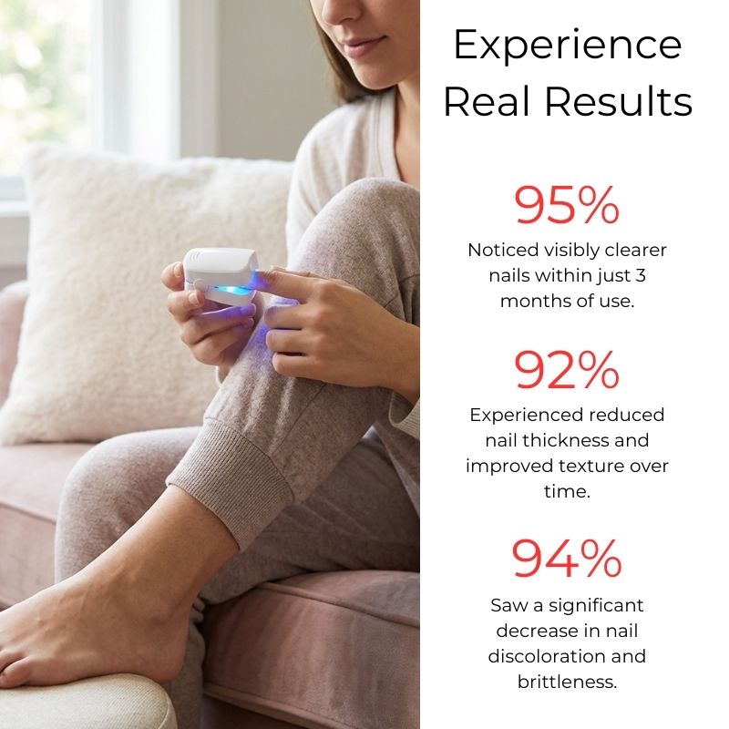 Blue & Near-Infrared Nail Light Therapy Device for Onychomycosis