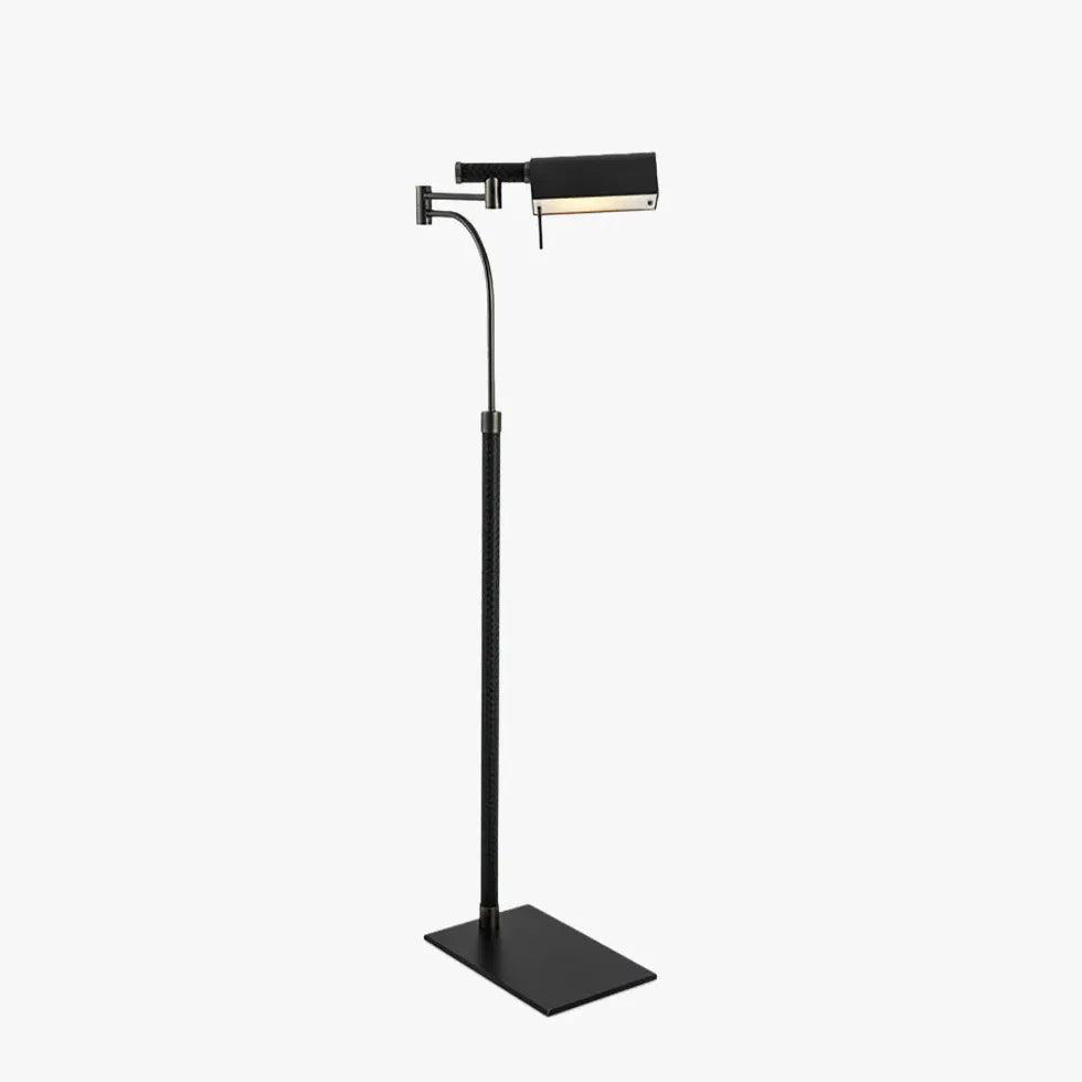 Golvlampa med modern läderdesign för vardagsrum | livraina