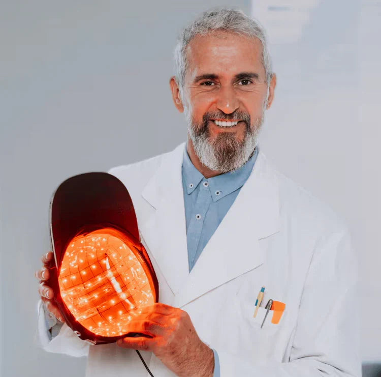 Hair Growth Red Light Therapy Cap — Scalp Care, Fuller Hair
