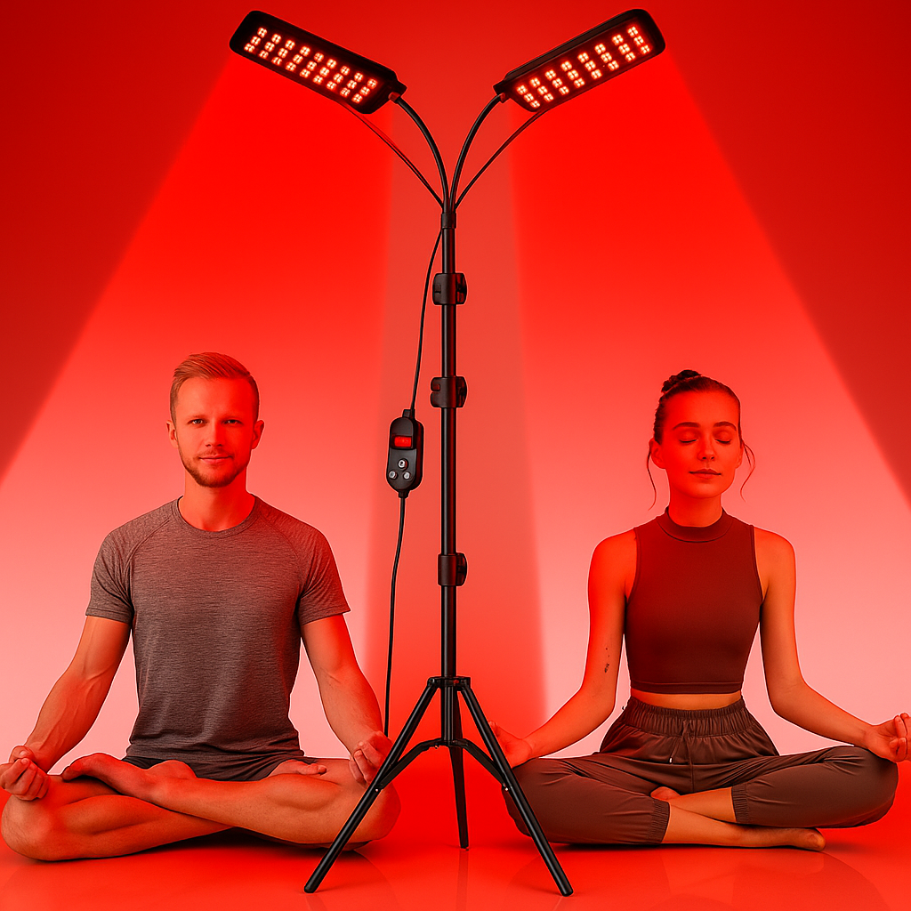 Lampe de luminothérapie rouge flexible Theia — 660 nm/850 nm, double tête