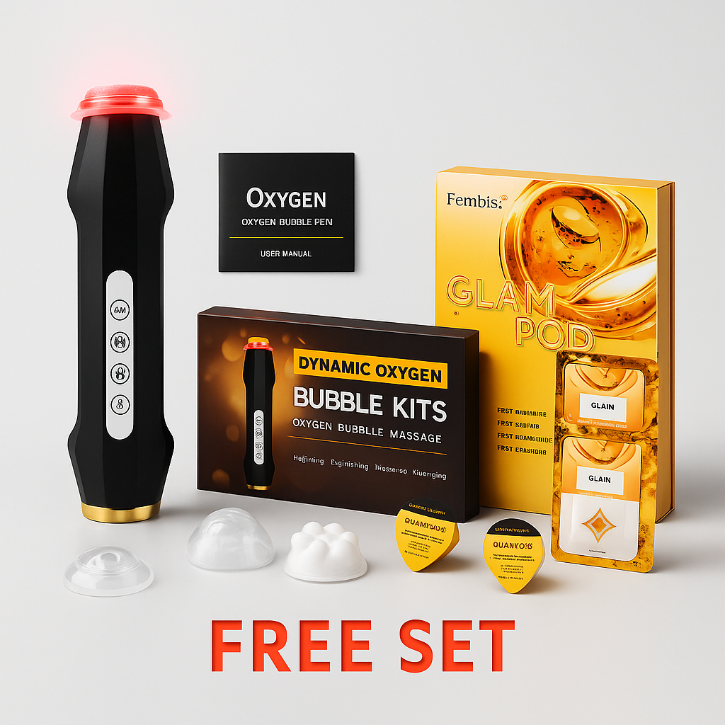 Kit de Terapia de Bolhas de Oxigénio Dinâmico — Renovação da Pele com Gel de CO2