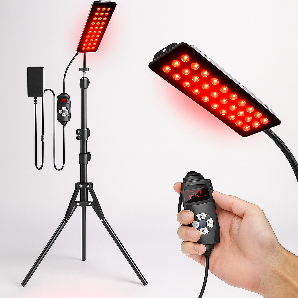 Lampe de luminothérapie rouge flexible Theia — 660 nm/850 nm, double tête