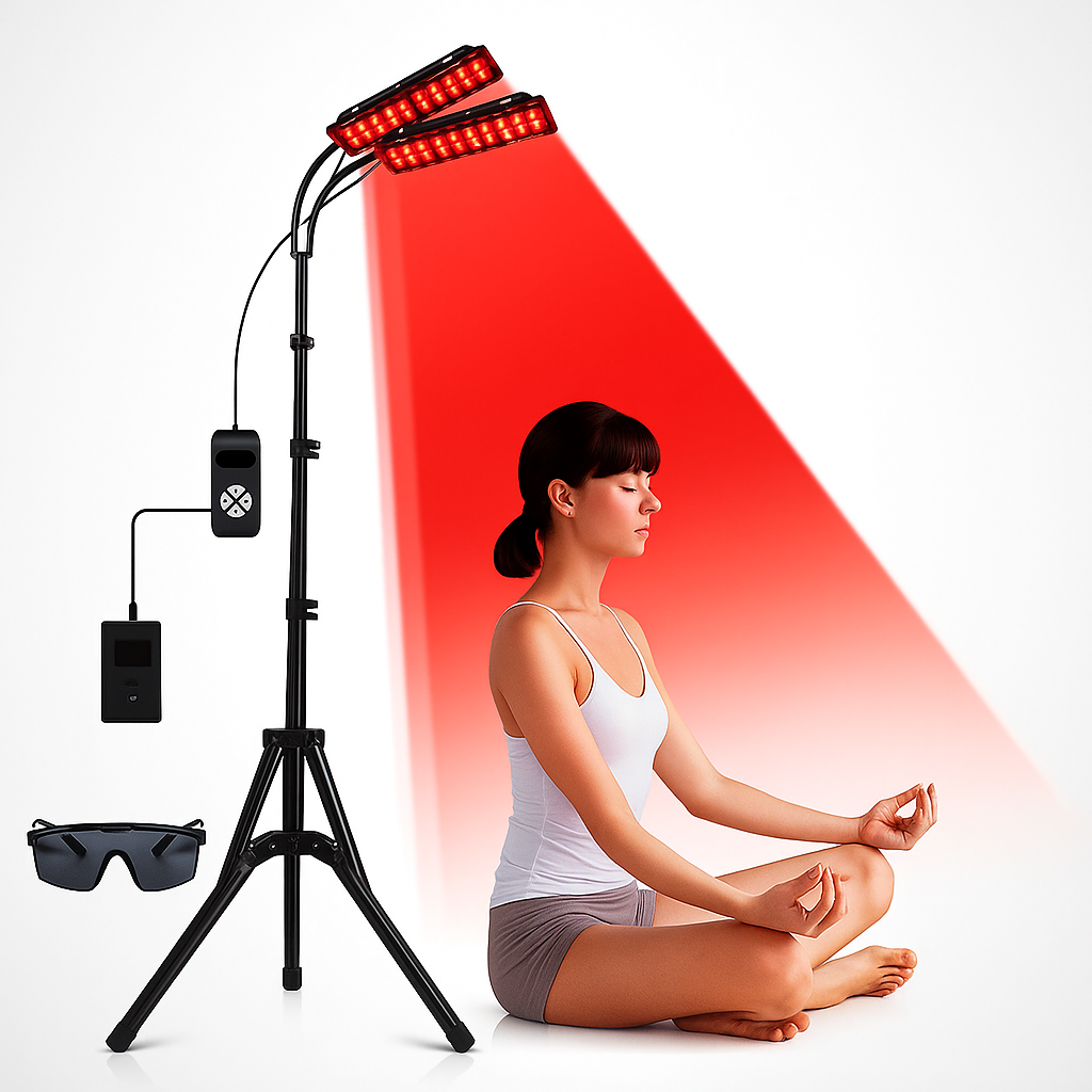 Lampe de luminothérapie rouge flexible Theia — 660 nm/850 nm, double tête