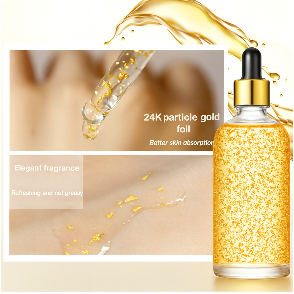 Gilded Glow 烟酰胺护肤套装 — 精华液和黑眼圈淡化霜