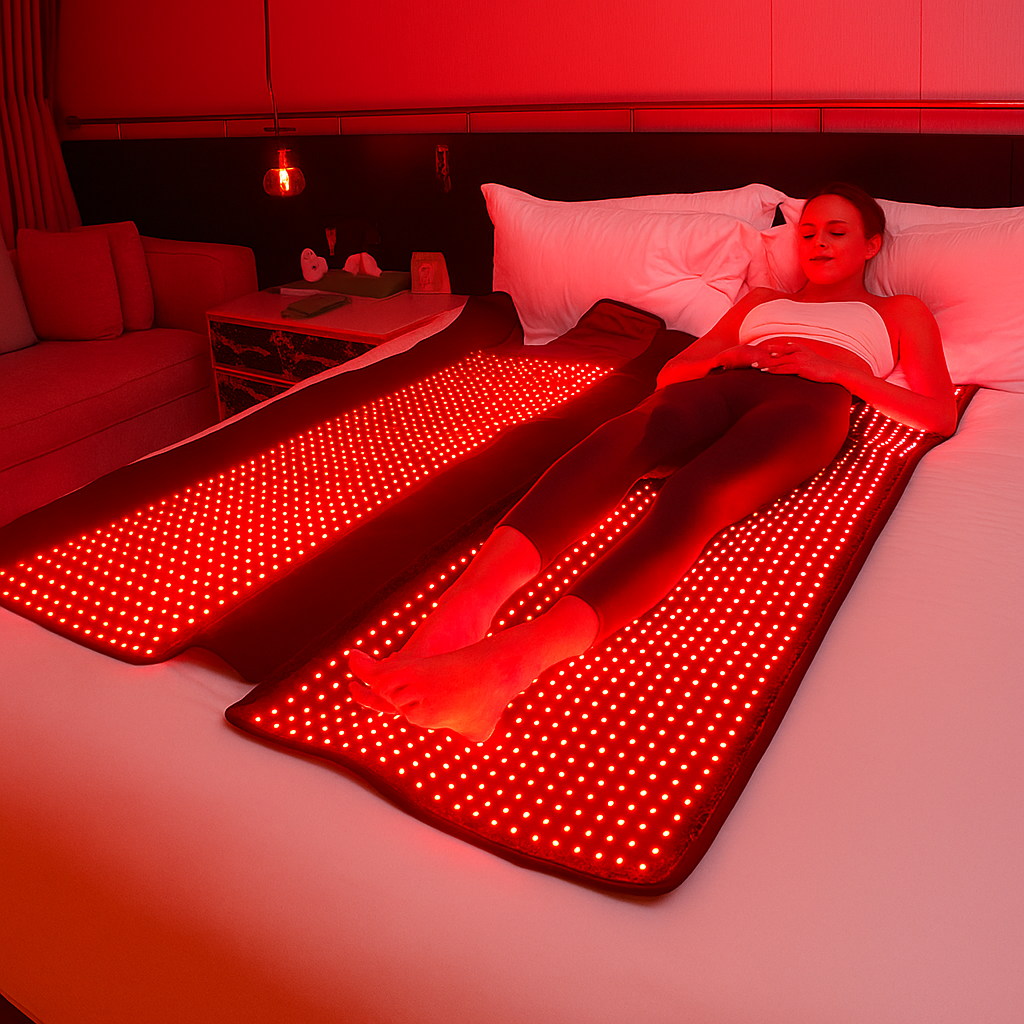 Rødt lys-matte for hele kroppen — 2320 LED-er, 660nm/850nm