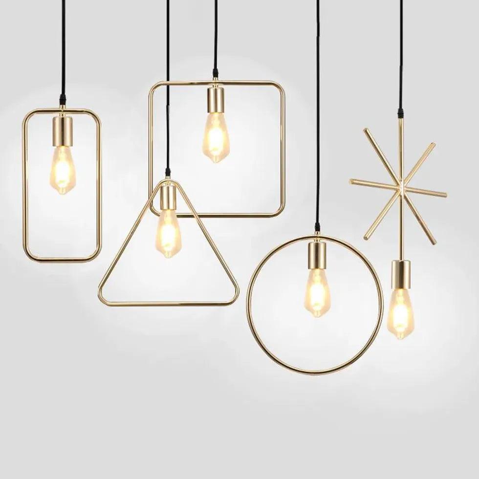Industriel pendelloftslampe i jern med reb | livraina