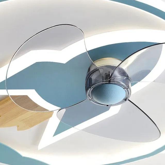 Intelligens lámpával felszerelt mennyezeti ventilátor gyermekeknek | livraina