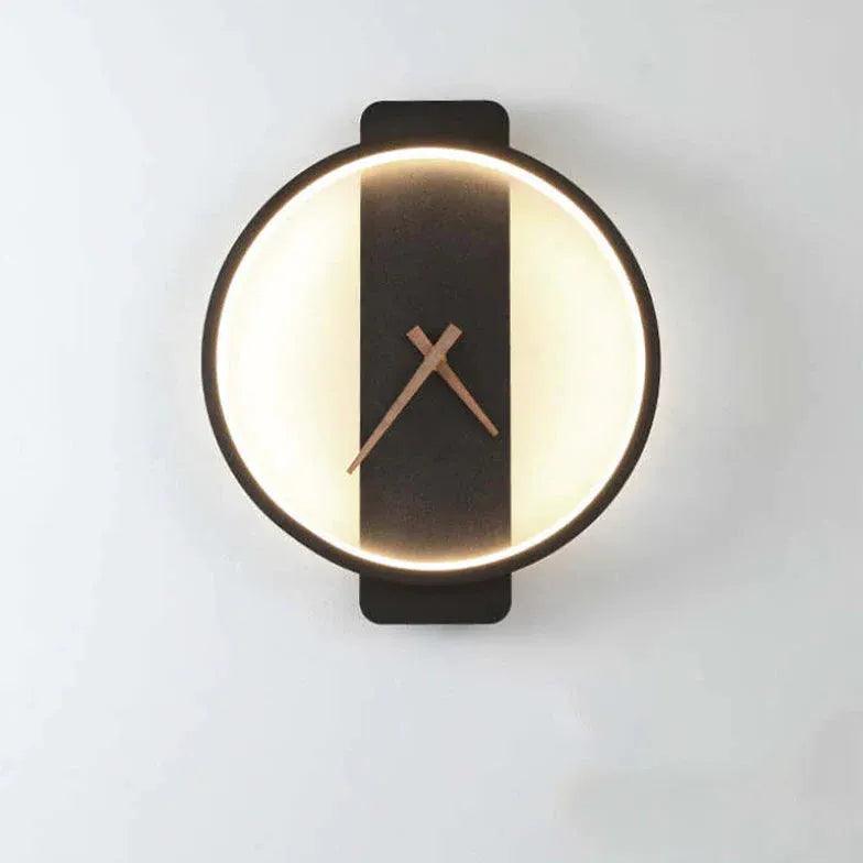 Vegglamper i Art Deco-stil med klokke i nordisk design | livraina