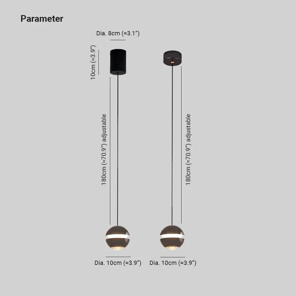 Suspension sphérique réglable pour chambre | livraina