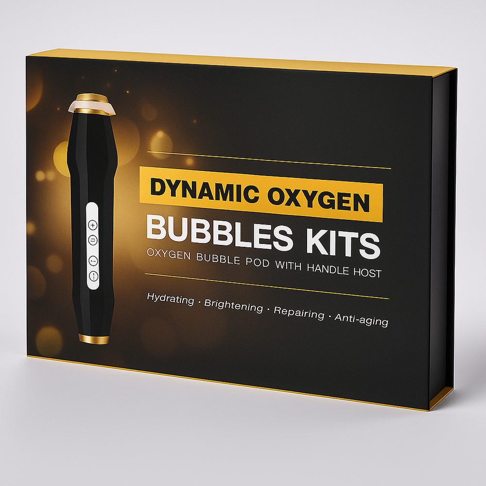 Kit de Terapia de Bolhas de Oxigénio Dinâmico — Renovação da Pele com Gel de CO2