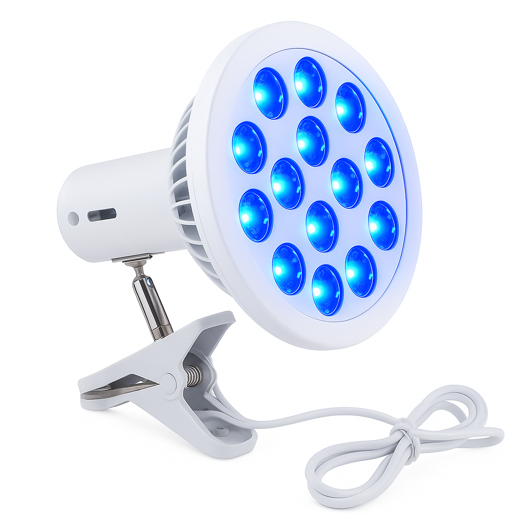 NovaGlow 460nm žárovka pro terapii modrým světlem — LED kosmetická lampa