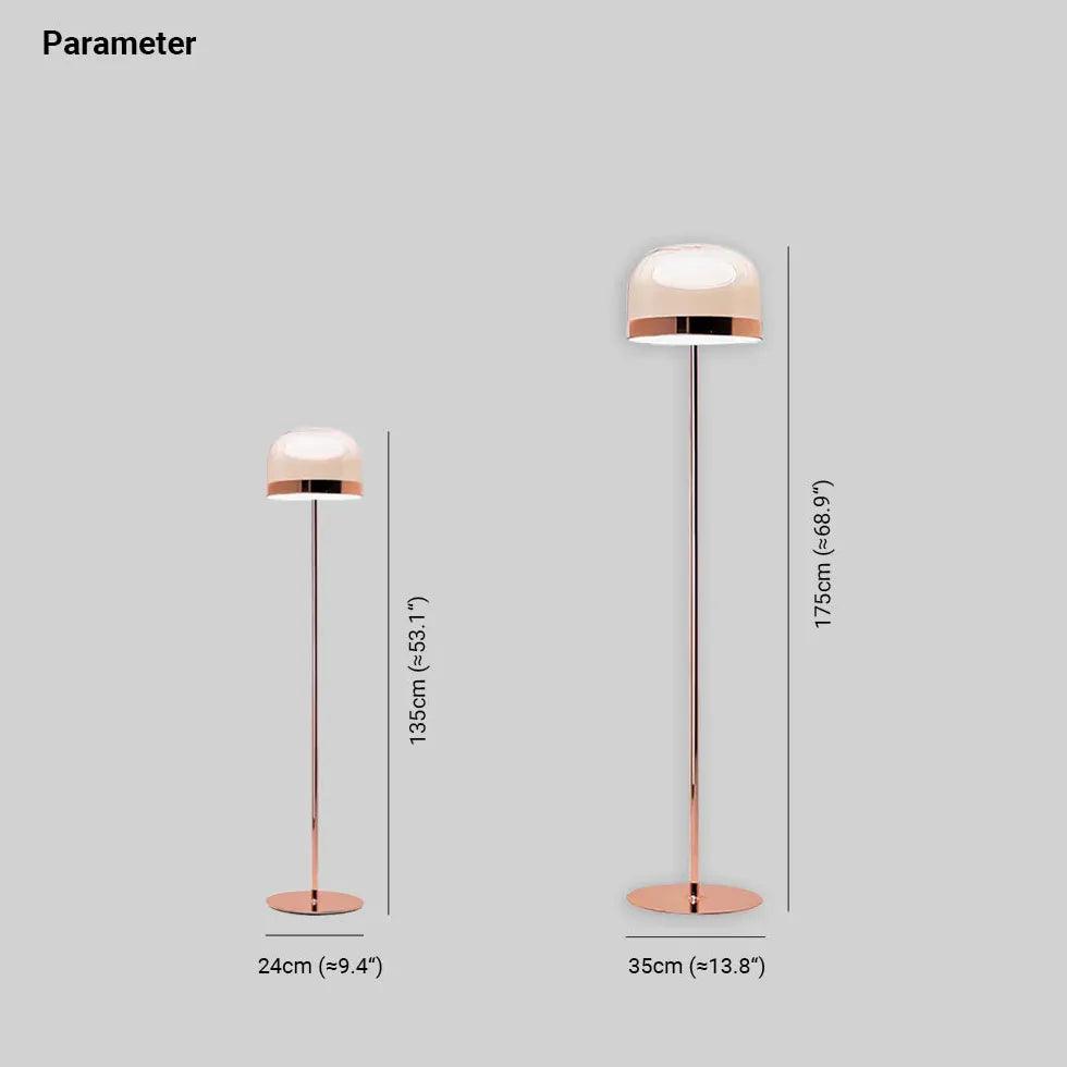Lampadare LED cu design nordic din metal | livraina