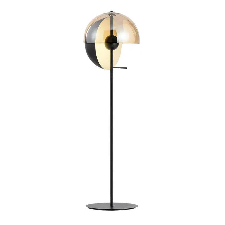 Bågformade golvlampor med nordisk glasdesign | livraina