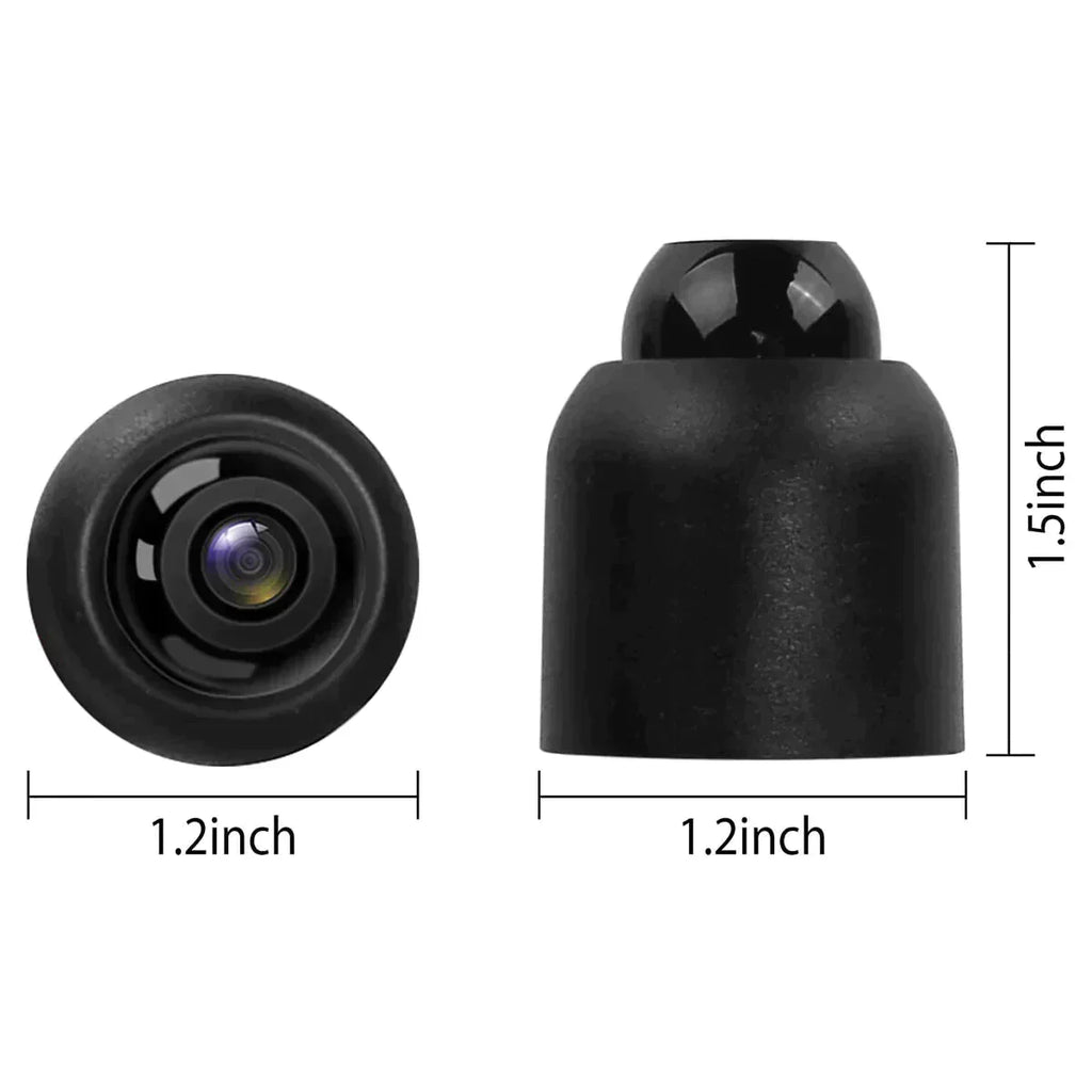 Confezione da 2 mini telecamere WiFi - 1080P, visione notturna a 140°, rilevamento del movimento