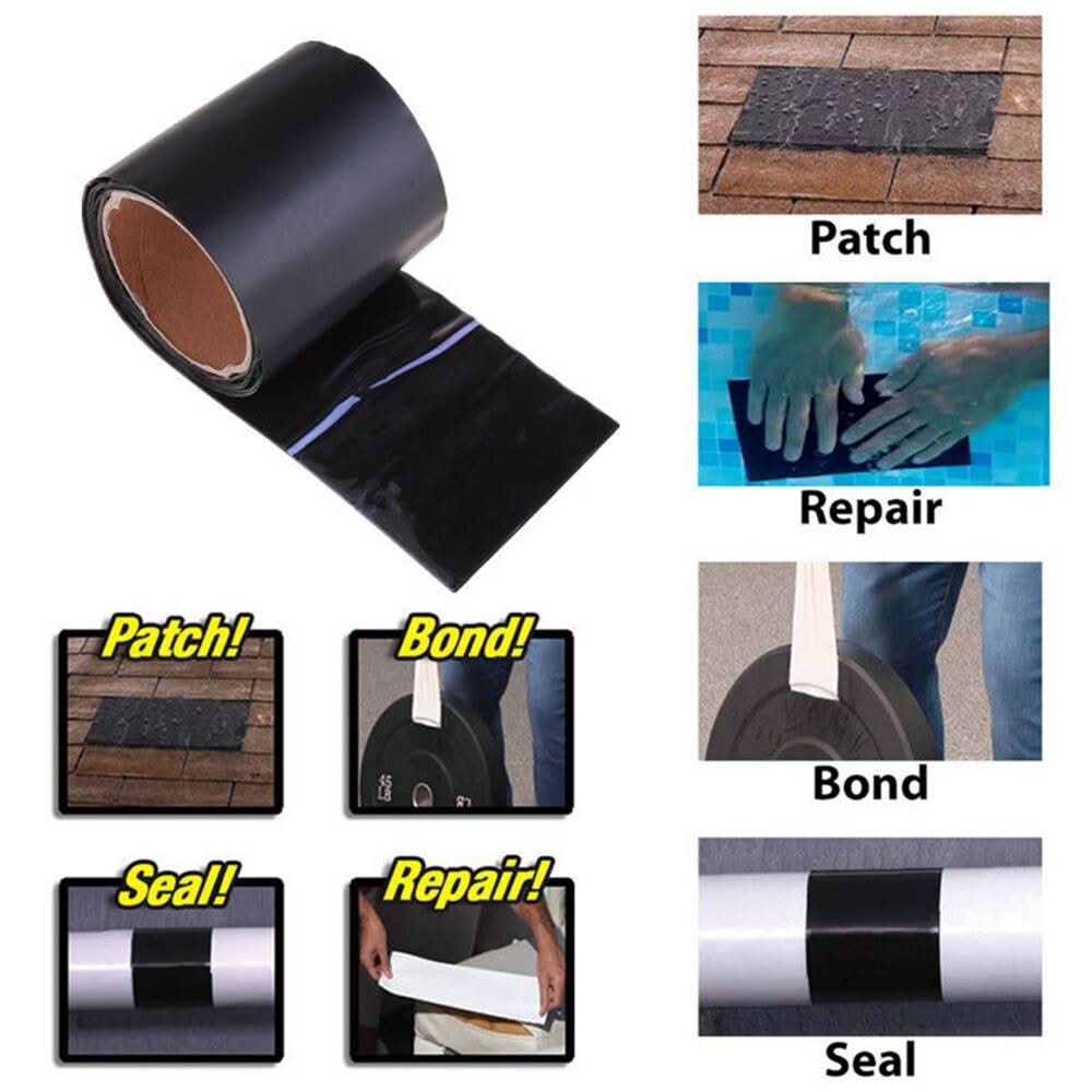 AquaGuard Heavy Duty Waterproof Tape — Rychletěsnicí tmel proti únikům na mokrém povrchu