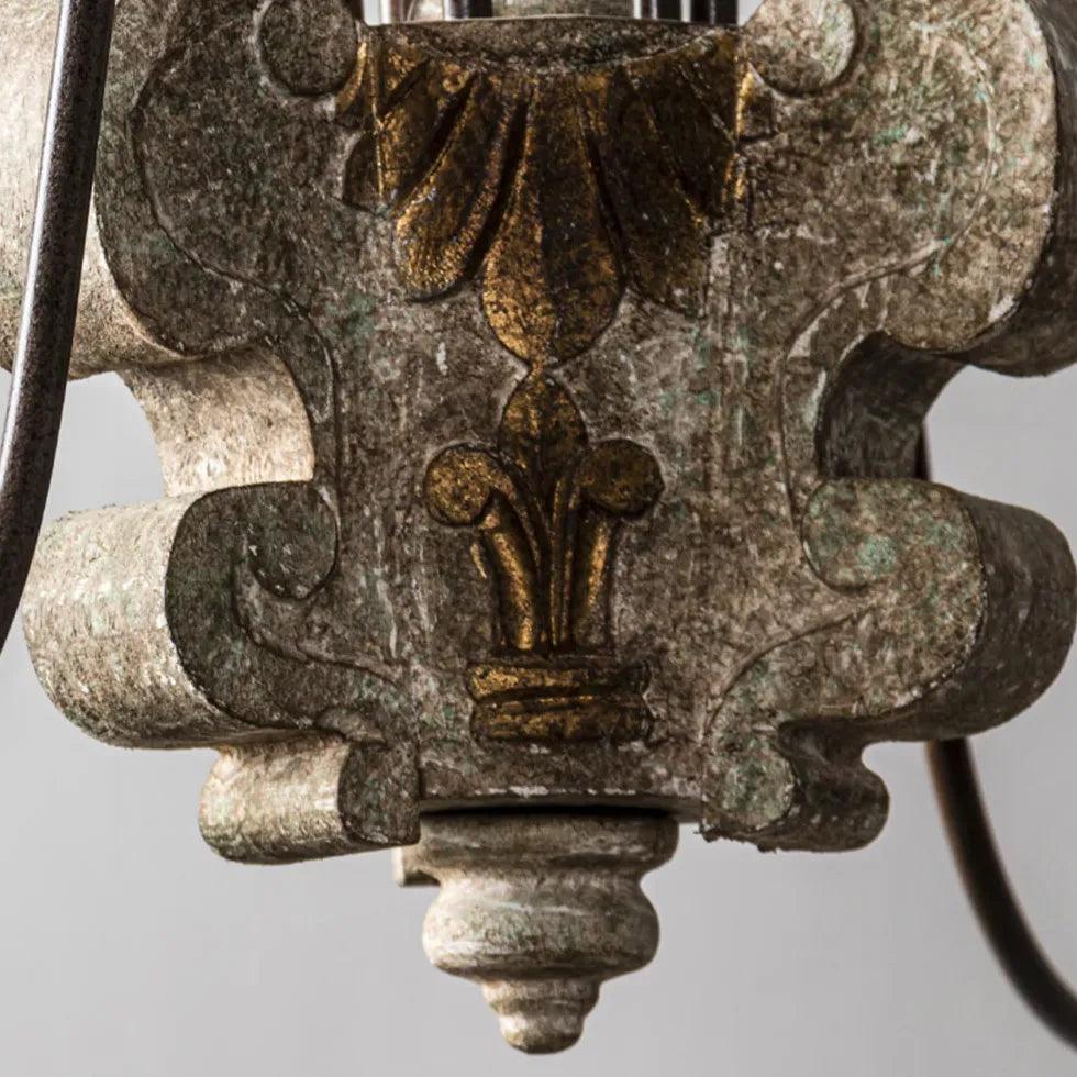 Candelabru vintage franțuzesc din metal bronz | livraina