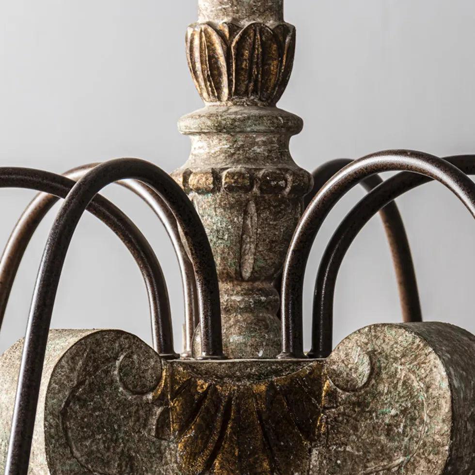 Candelabru vintage franțuzesc din metal bronz | livraina