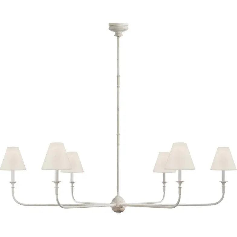 Candelabre în stil industrial, cu abajur textil și mai multe brațe | livraina