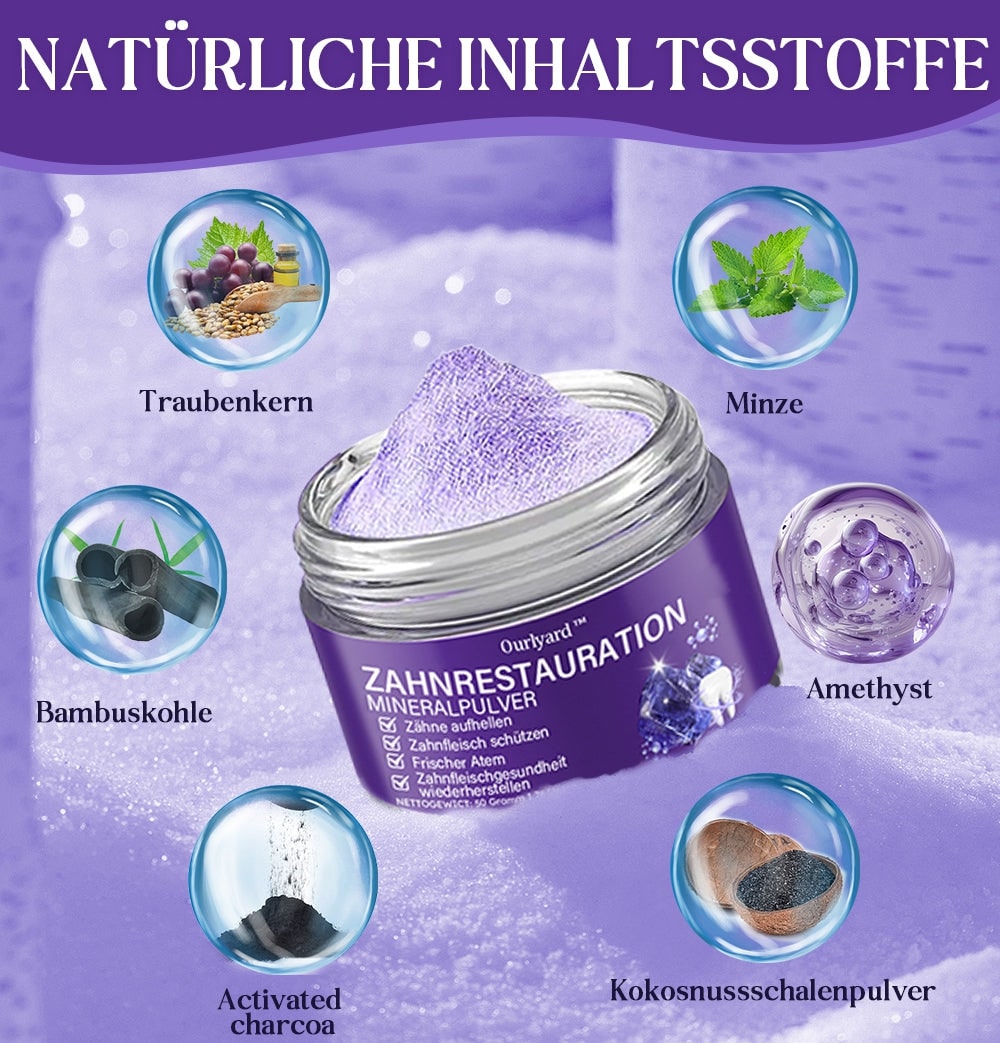 Natural Mineral Powder for Dental Care - Strengthen & Protect Your Smile | livraina