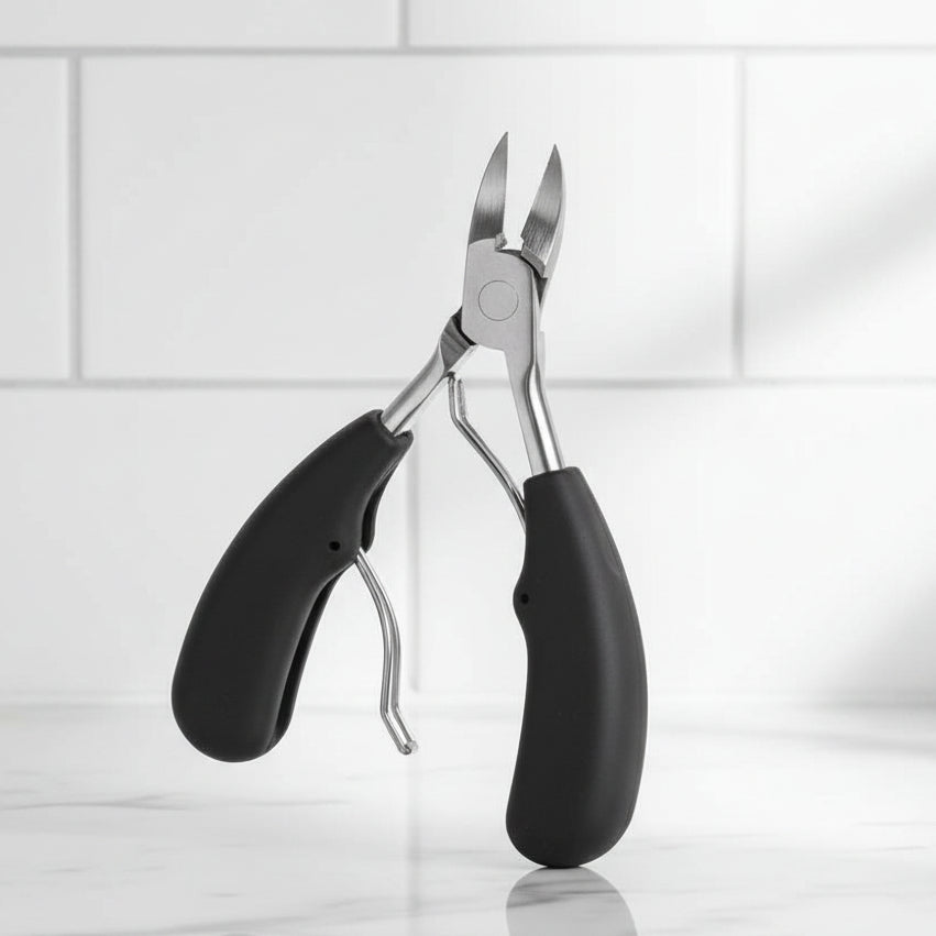 GripNail Pro -varpaankynsisakset — ergonominen muotoilu paksuille kynsille