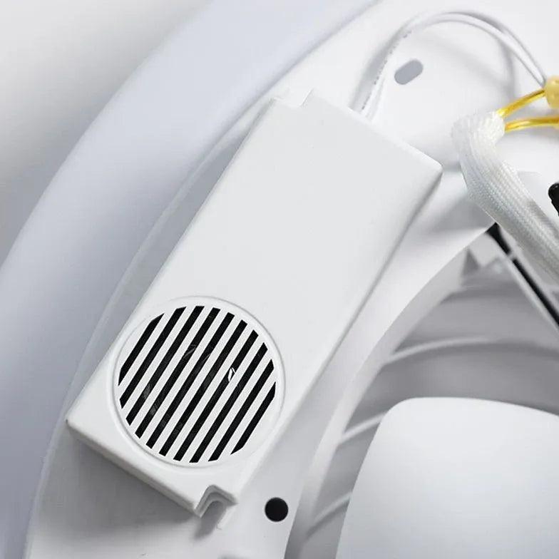 Kruhové moderní stropní ventilátory s LED světly | livraina
