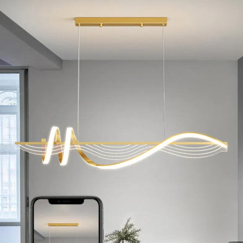 Creatieve led-hanglamp voor de eetkamer | livraina