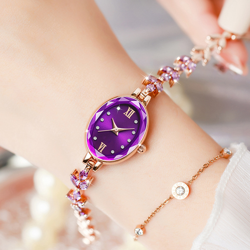 Reloj de cuarzo para mujer — Diseño resistente al agua, silueta refinada