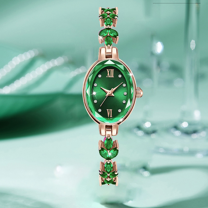 Reloj de cuarzo para mujer — Diseño resistente al agua, silueta refinada