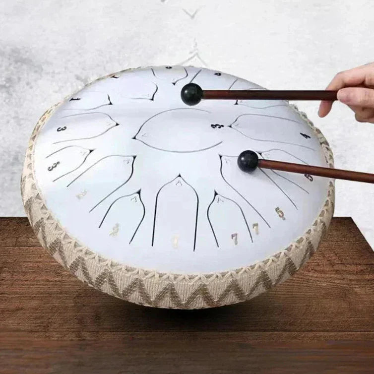 Tromme for mindfulness og avslapning — beroligende musikkinstrument for alle aldre