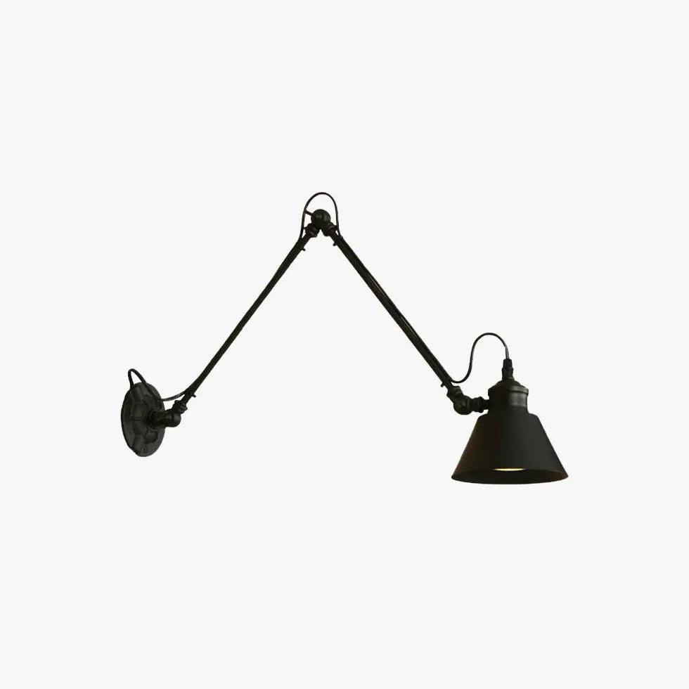 Applique murale vintage industrielle réglable en fer et à LED | livraina