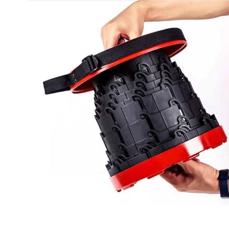 TrailFlex Telescopic Folding Stool — 12 Adjustable Height Positions