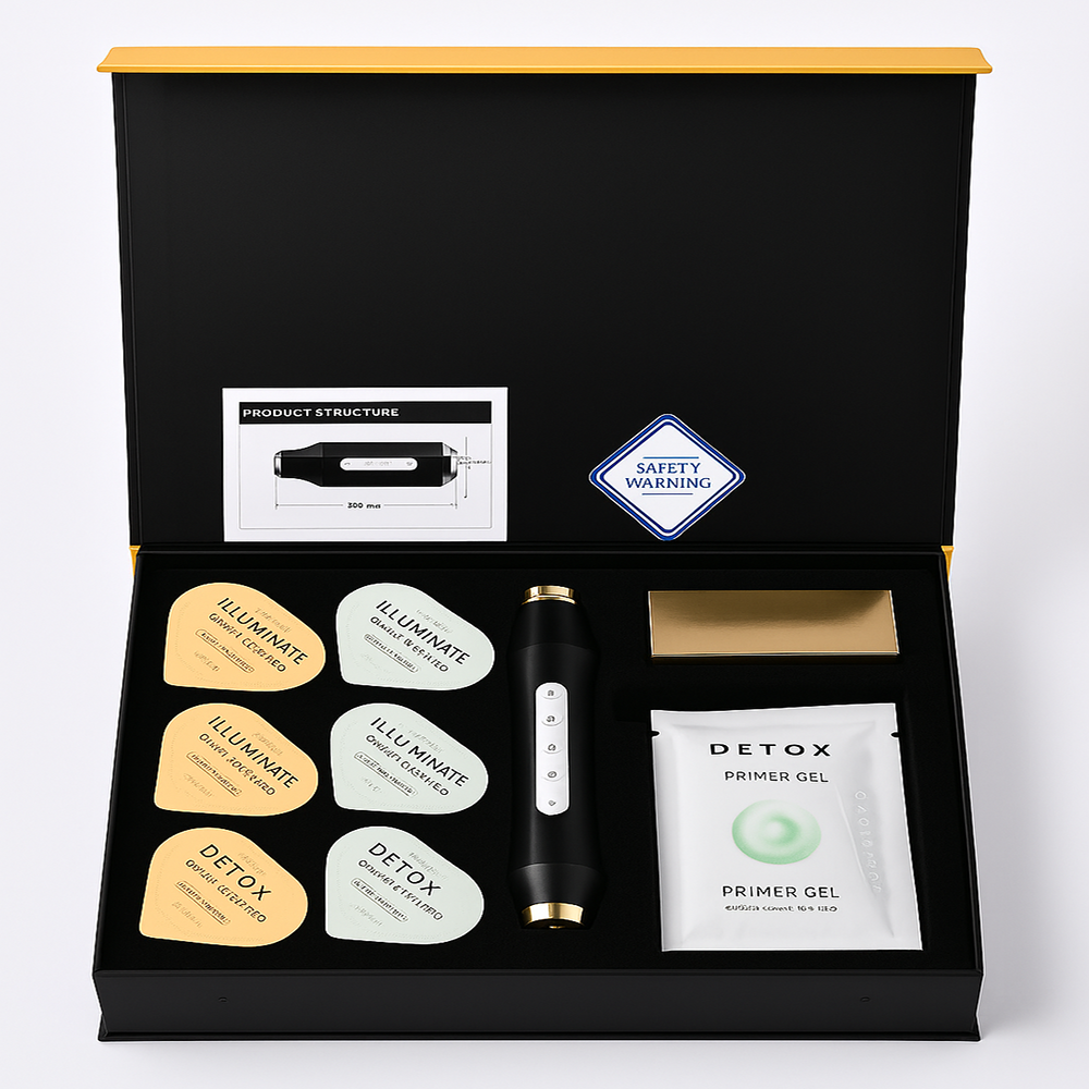 Kit de Terapia de Bolhas de Oxigénio Dinâmico — Renovação da Pele com Gel de CO2