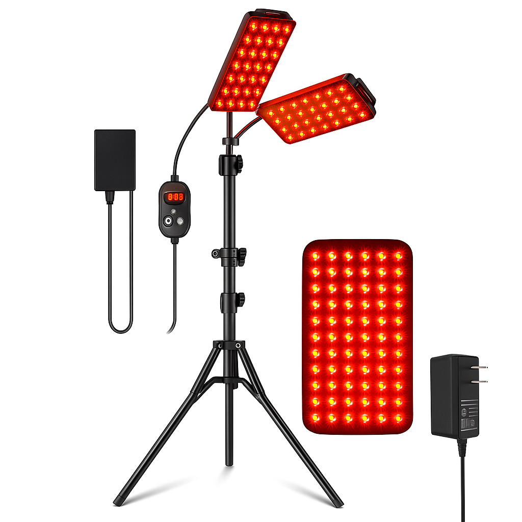 Lampe de luminothérapie rouge flexible Theia — 660 nm/850 nm, double tête
