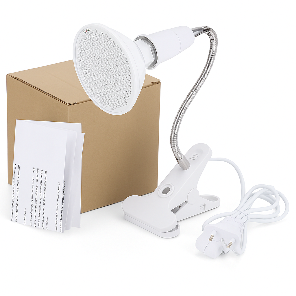 Lámpara de terapia de luz roja VitalGlow — 660nm y 850nm, infrarrojo cercano