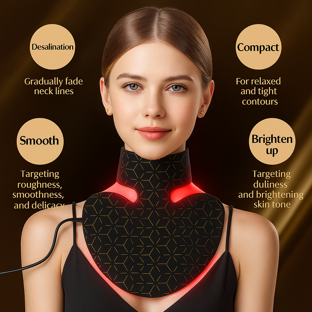 Envoltura de fototerapia con luz roja e infrarroja — cuello y pecho, 660nm/850nm