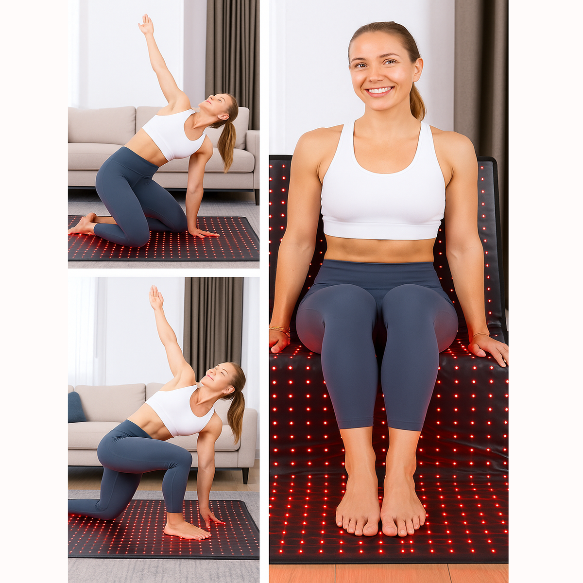 Colchoneta de fototerapia de cuerpo completo con luz roja LumaThera — LED de 660nm y 850nm