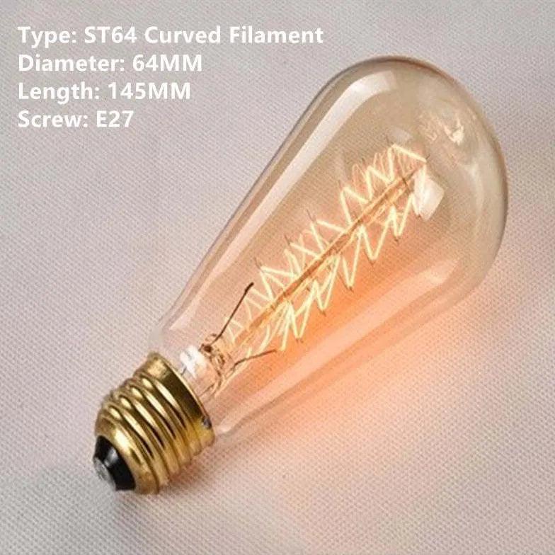 E27螺口LED复古灯丝灯泡 | livraina