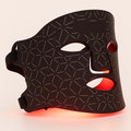 قناع AuraGlow المزود بإضاءة LED — 8 ألوان من الأحمر/الأشعة تحت الحمراء، لشد البشرة، وتفتيحها، وتقليل الاحمرار